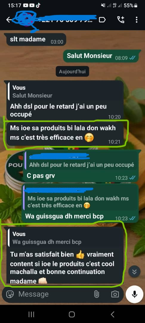 Témoignage WhatsApp