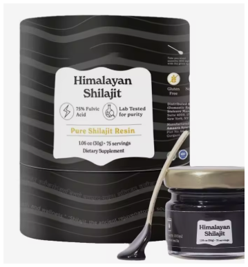 Résine de Shilajit Pur de l'Himalaya — Force. Endurance. Clarté.
