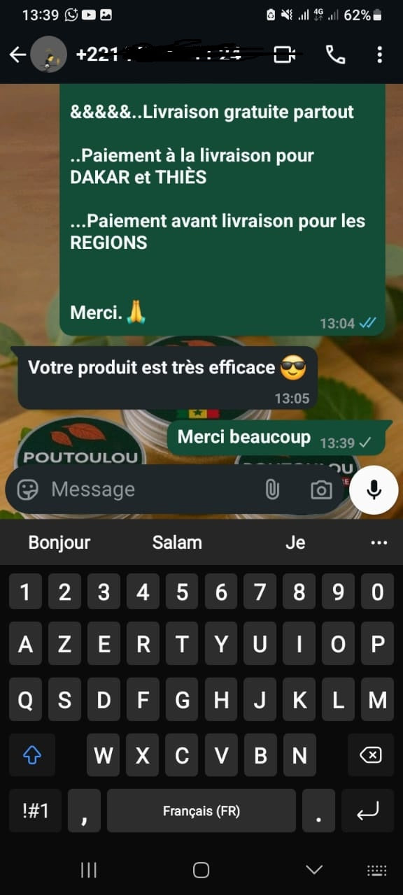 Témoignage WhatsApp