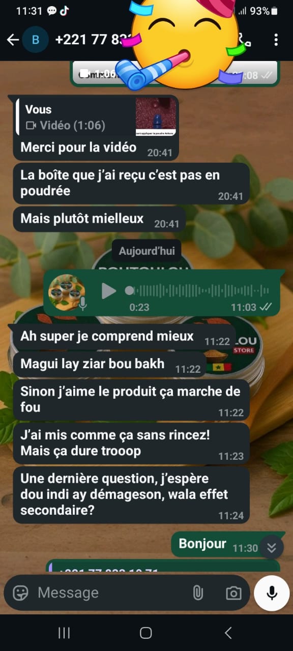 Témoignage WhatsApp