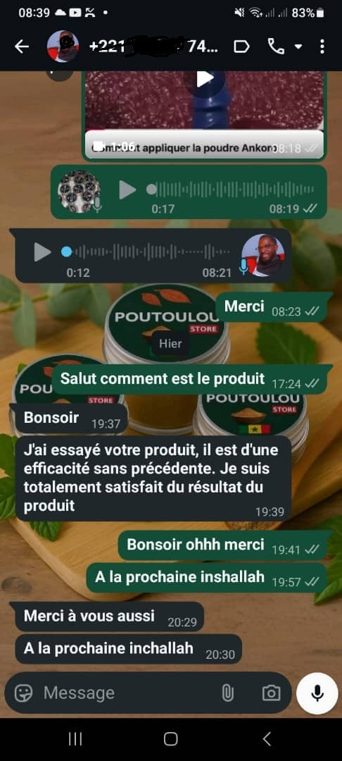 Témoignage client Poutoulou